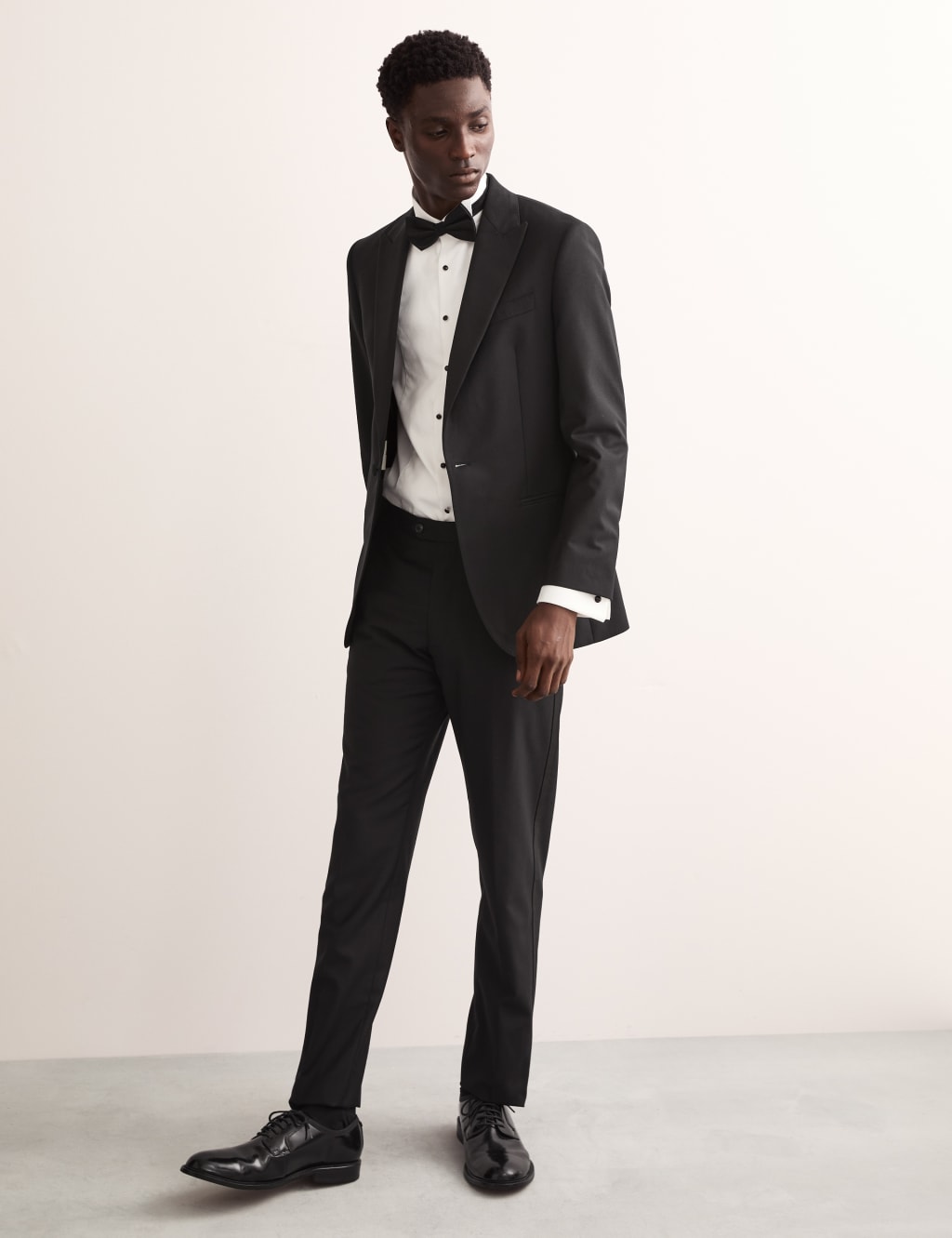 Tailored Fit Pure Wool Tuxedo Jacket 4 of 7