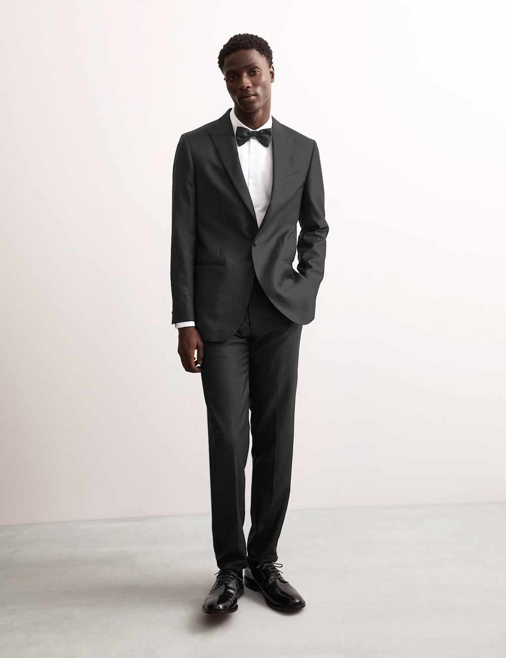 Tailored Fit Pure Wool Tuxedo Jacket 7 of 7