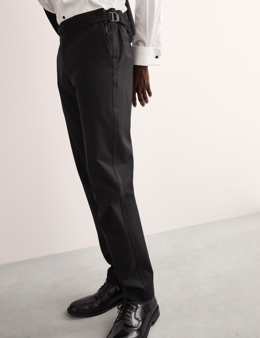 Tailored Fit Pure Wool Tuxedo Trousers 5 of 7