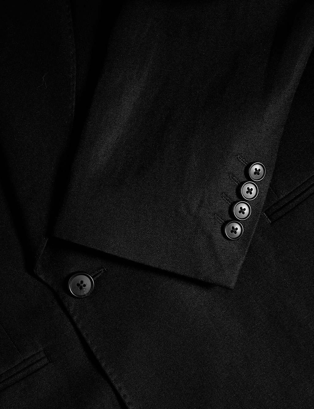 Tailored Linen Wool Blend Jacket with Silk 2 of 2