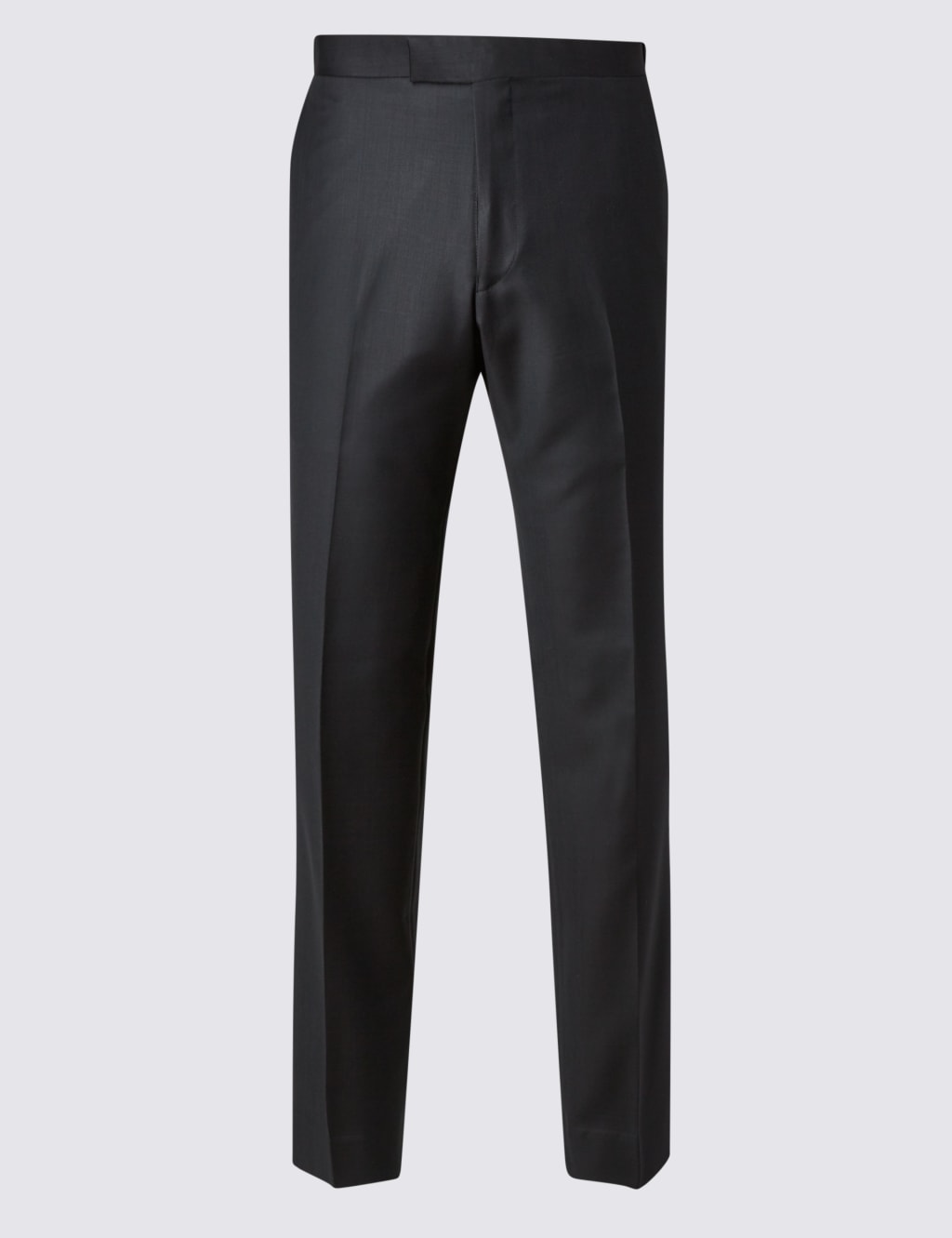 Pure Wool Tailored Fit Flat Front Dinner Trousers 2 of 3