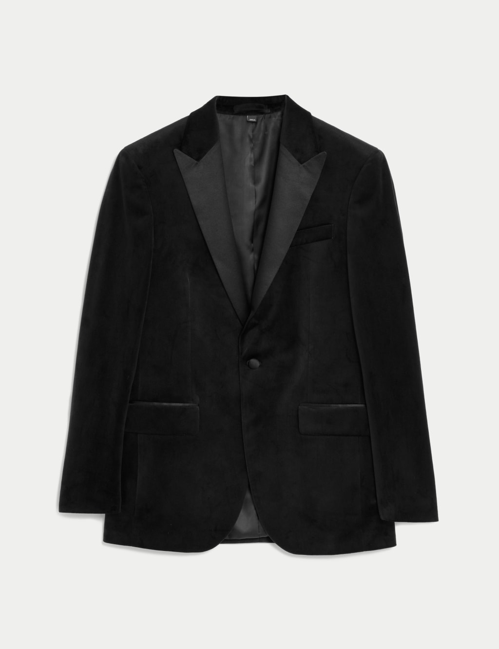 Slim Fit Velvet Peak Lapel Jacket 2 of 8