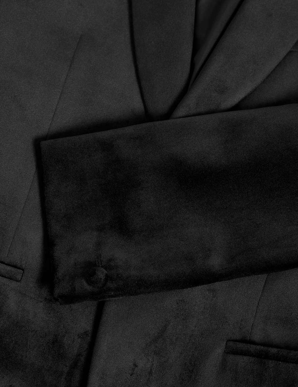 Slim Fit Velvet Jacket M S Collection M S