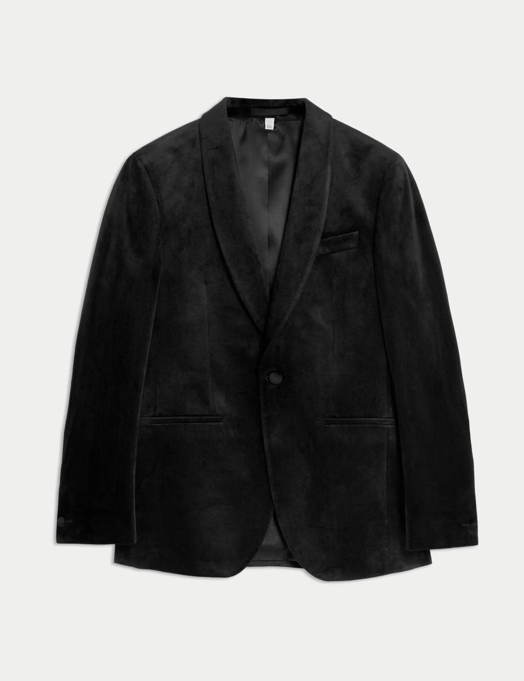 Slim Fit Velvet Jacket M S Collection M S
