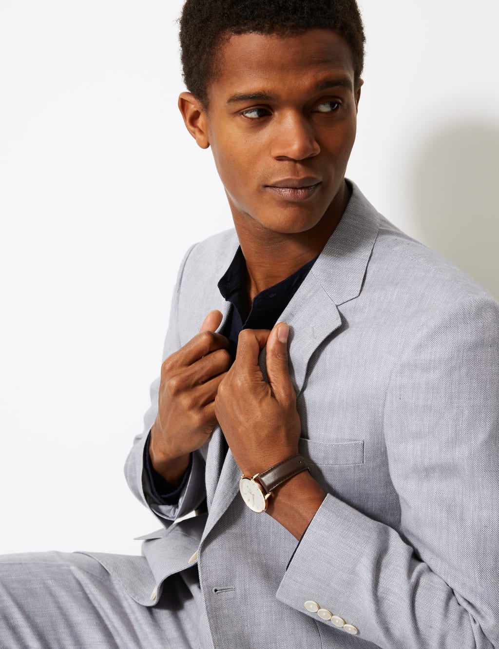 Slim Fit Linen Miracle Suit Jacket 3 of 4