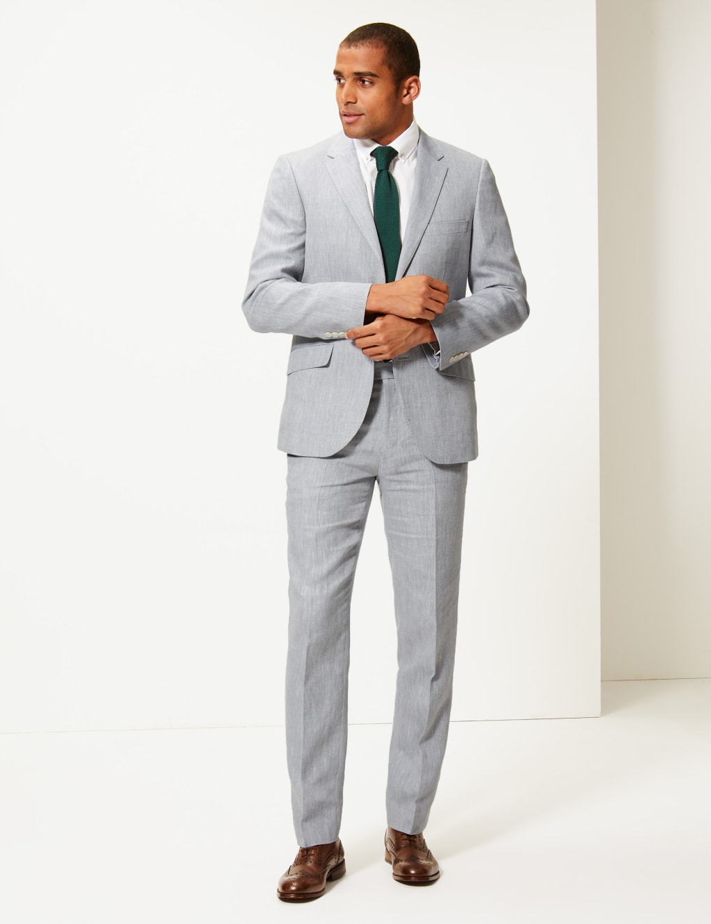Tailored Fit Linen Miracle Jacket 7 of 8