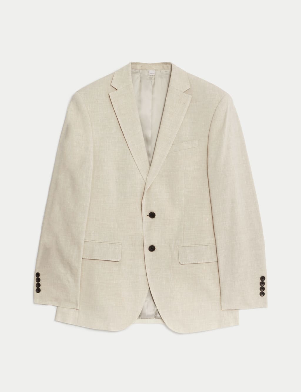 Tailored Fit Italian Linen Miracle Suit Jacket M S Collection M S