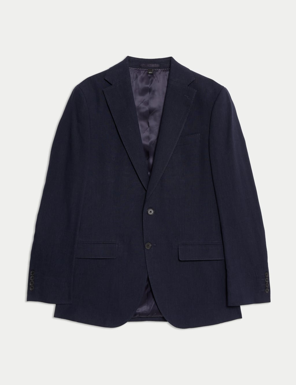 Tailored Fit Italian Performance Linen Blend Suit Jacket 2 of 7