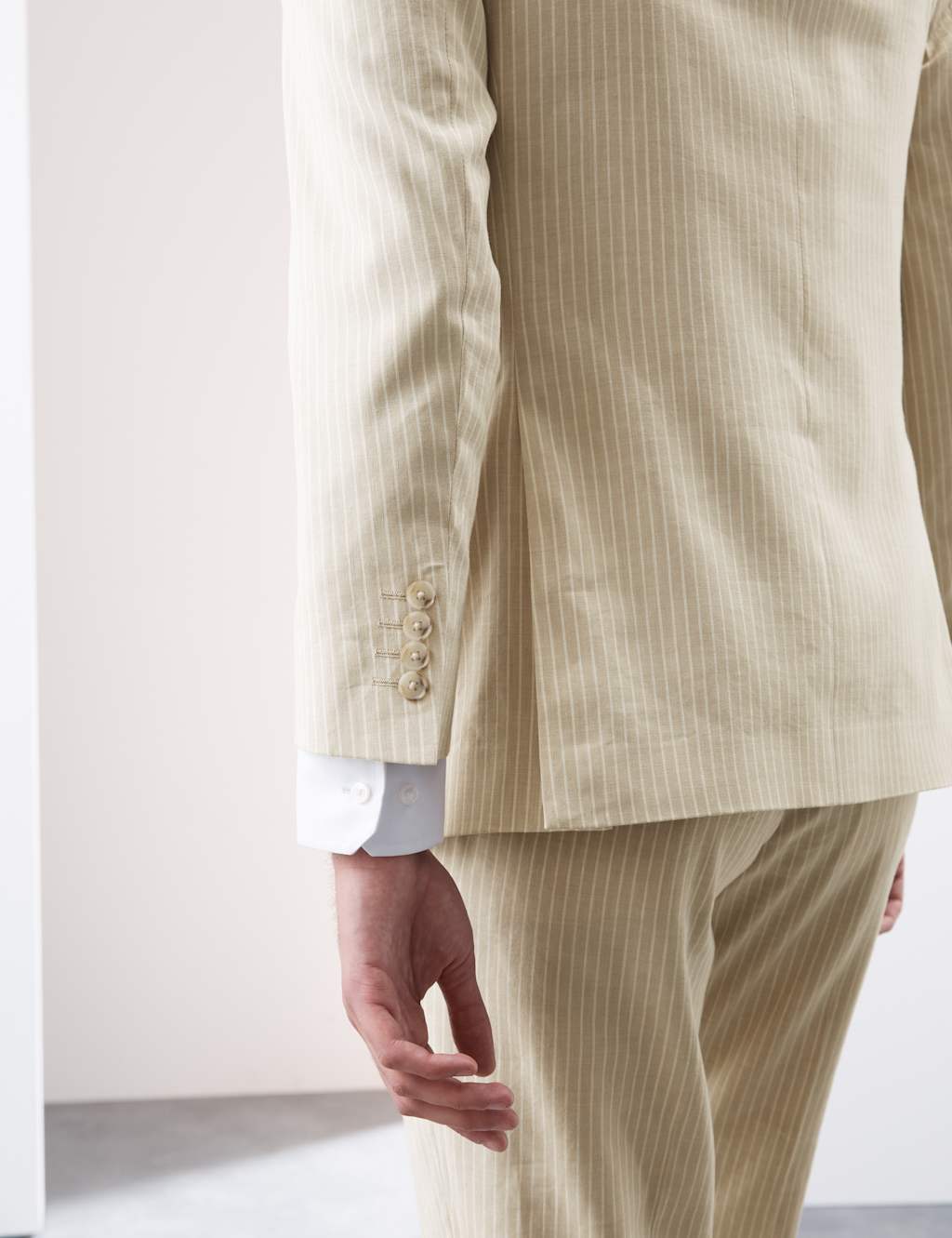 Tailored Fit Linen Rich Jacket 6 of 7