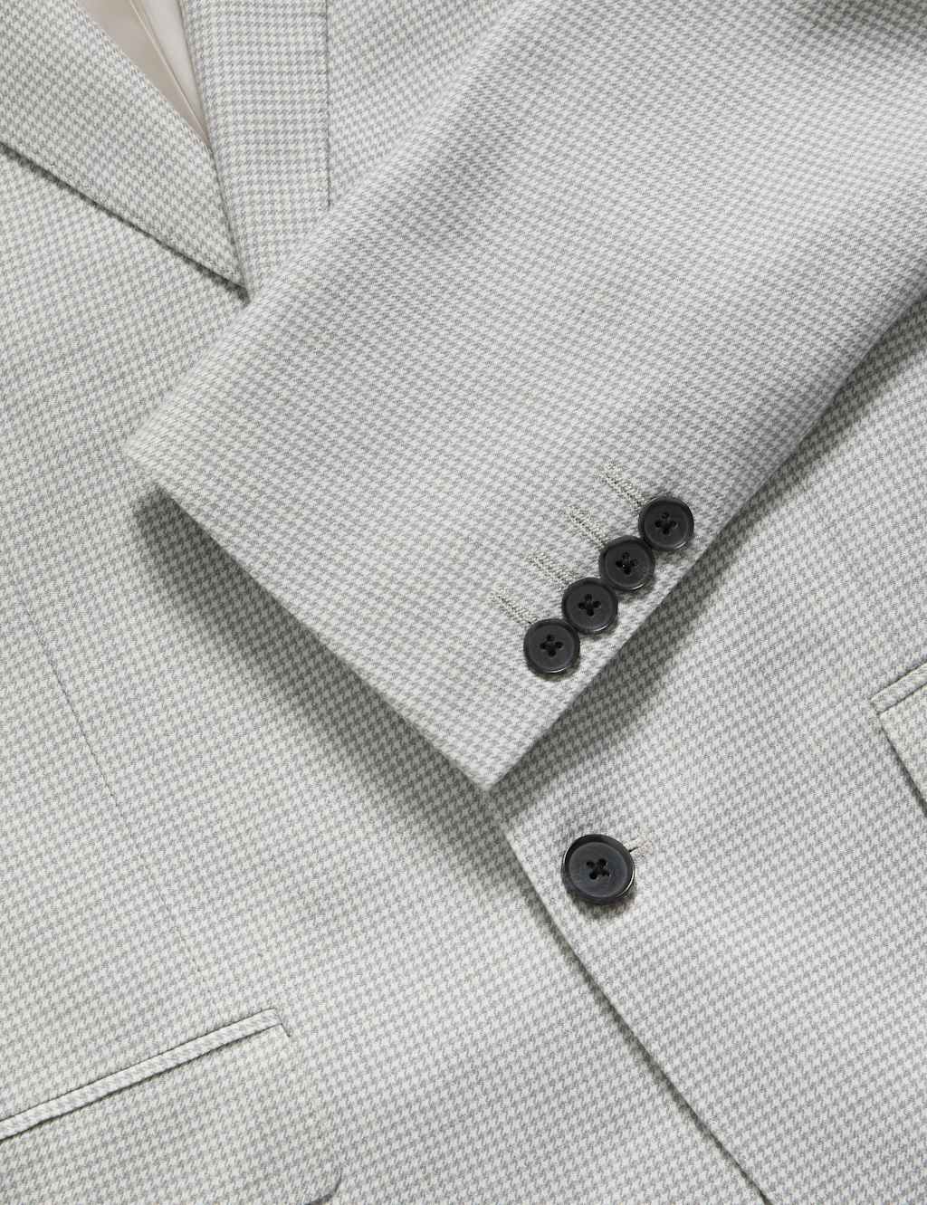 Tailored Fit Italian Performance Linen Blend Suit Jacket 3 of 8