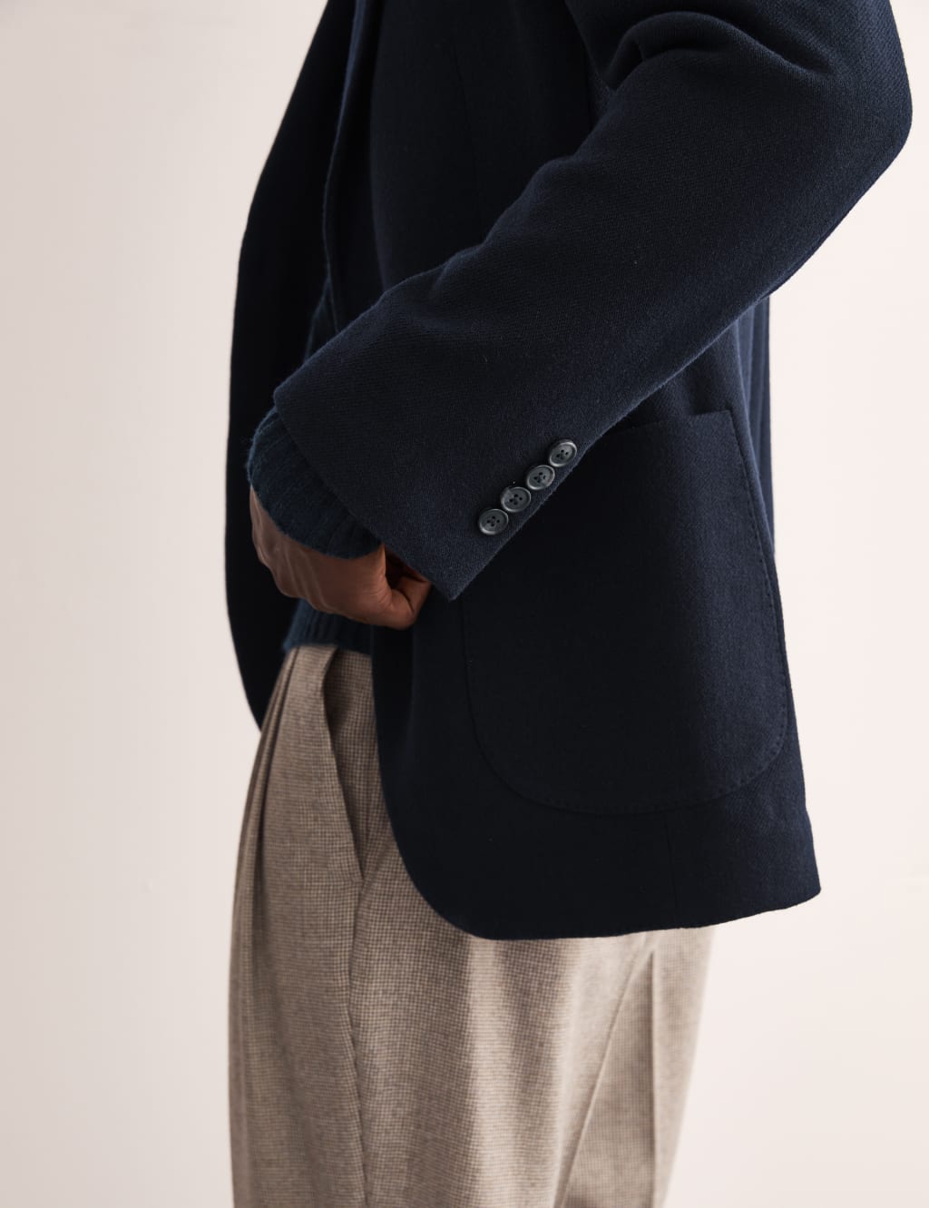 Tailored Fit Italian Wool Rich Twill Blazer 7 of 8