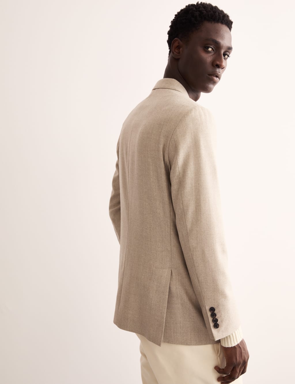 Wool herringbone jacket clearance