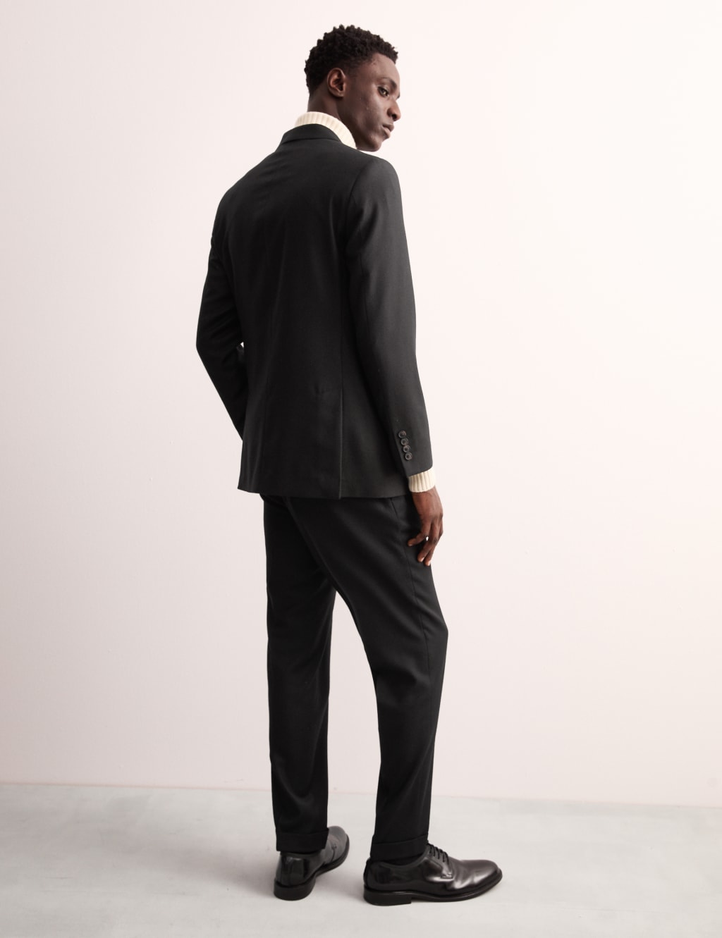 Tailored Fit Pure Wool Herringbone Jacket 5 of 7