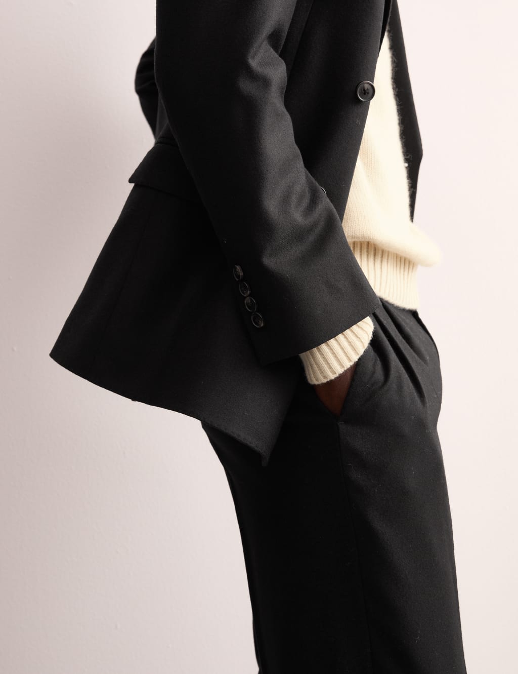 Tailored Fit Pure Wool Herringbone Jacket 7 of 7