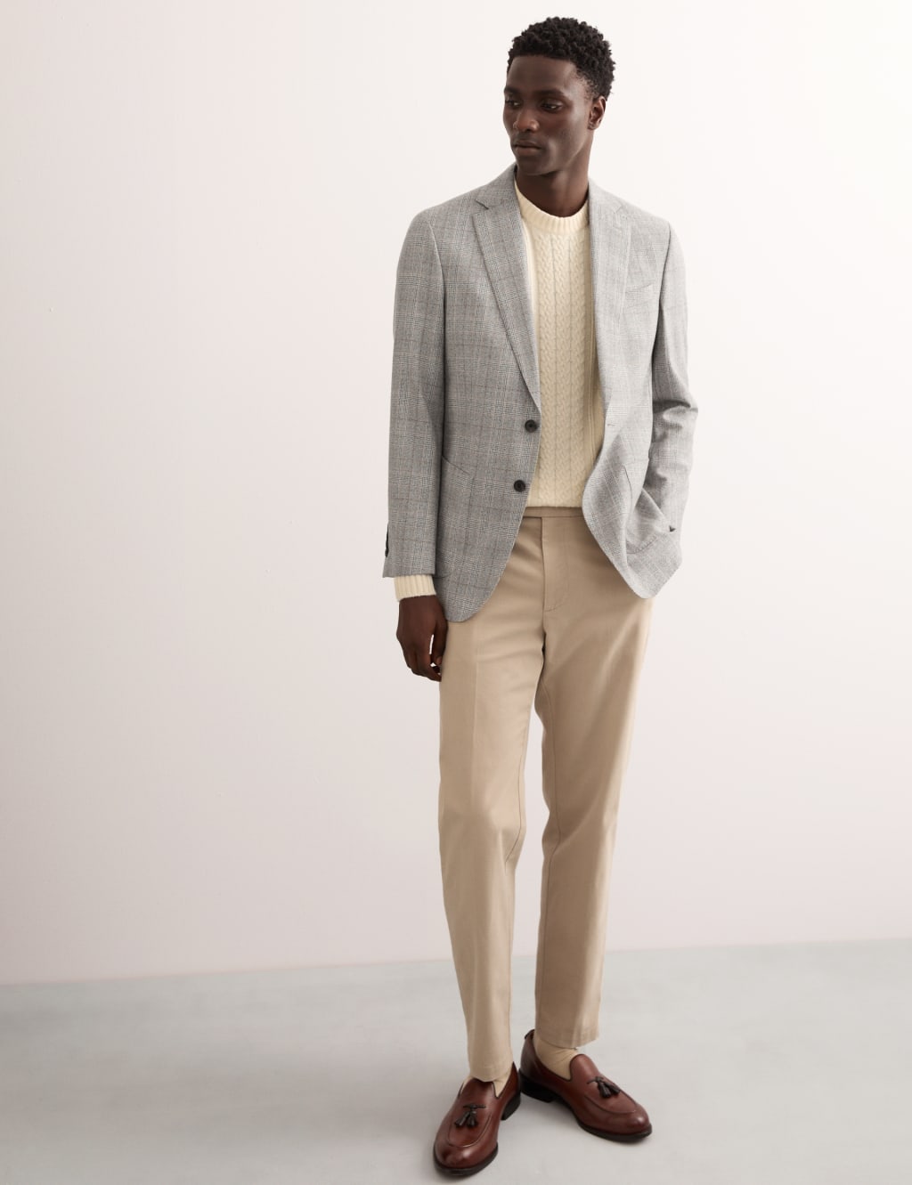 Tailored Fit Italian Wool Blazer 4 of 7