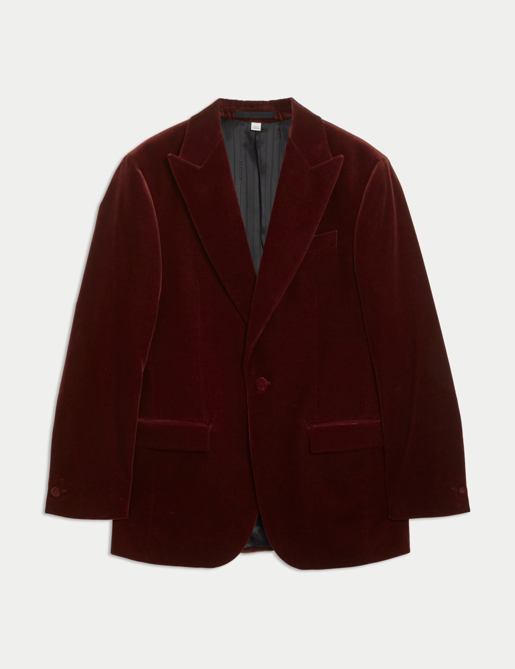 Tailored Fit Cotton Velvet Blazer JAEGER M S