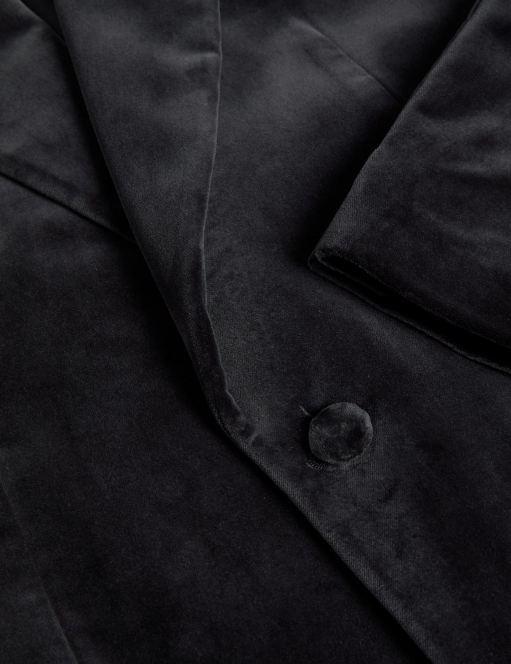 Pure Cotton Velvet Blazer 3 of 8