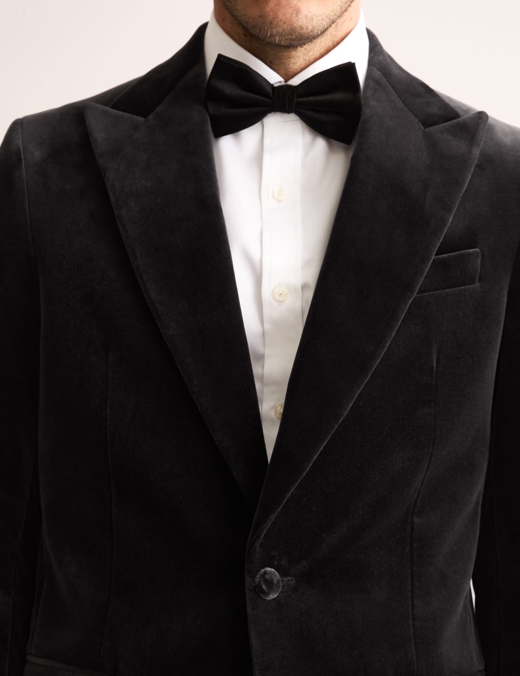 Pure Cotton Velvet Blazer 7 of 8