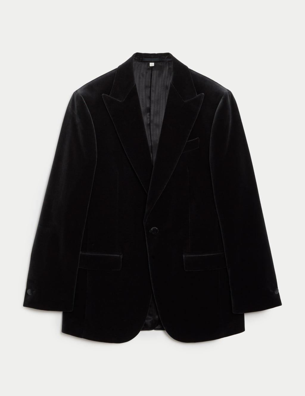 Pure Cotton Velvet Blazer 2 of 8
