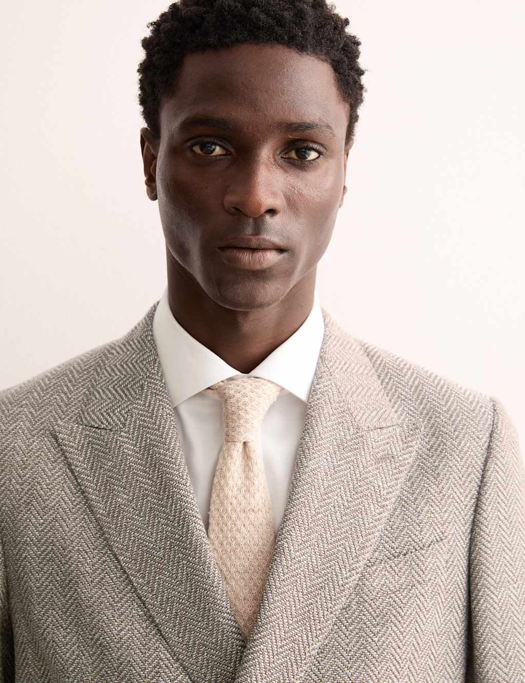 Tailored Fit Wool Blend Herringbone Blazer 6 of 10