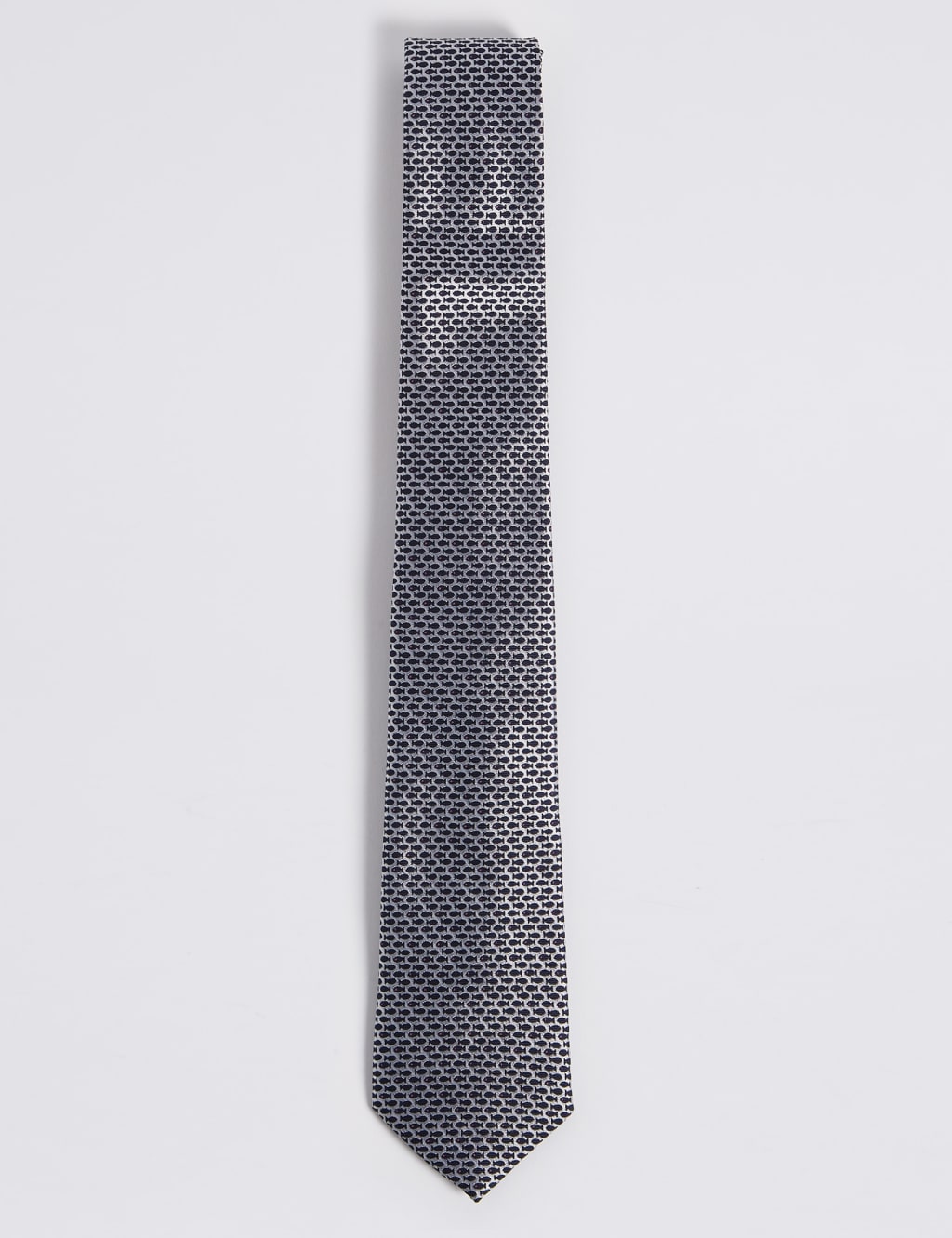 Pure Silk Micro Fish Tie 1 of 3