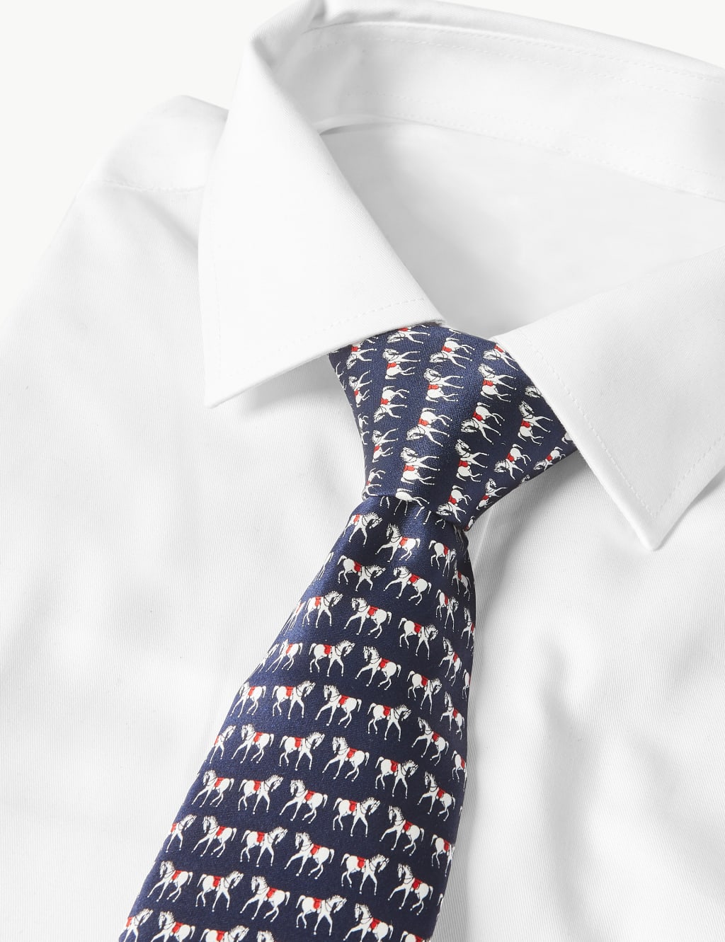 Pure Silk Horse Print Tie 2 of 3