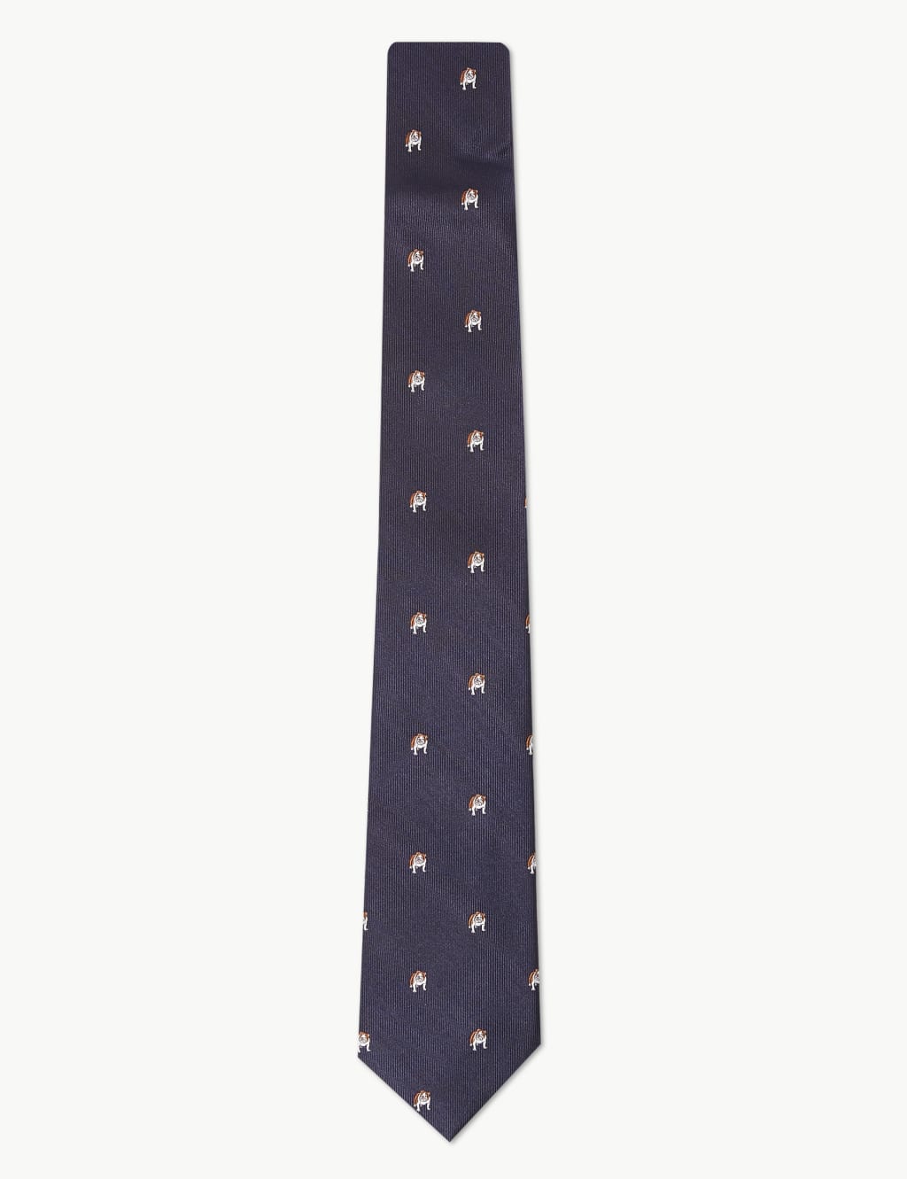 Pure Silk Bulldog Tie 1 of 3