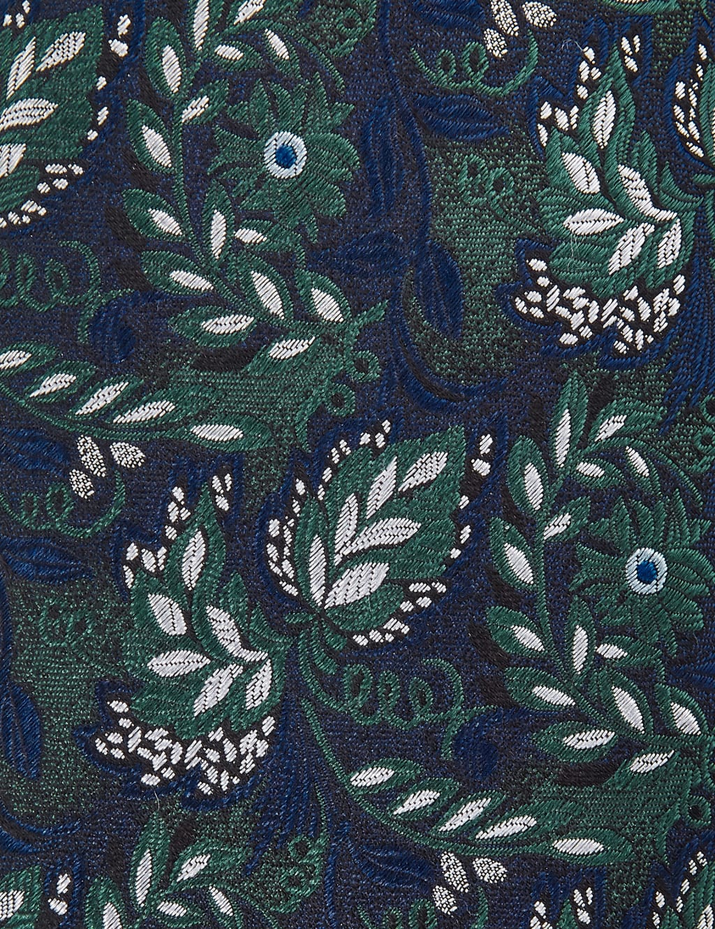 Pure Silk Vine Floral Woven Tie 3 of 3