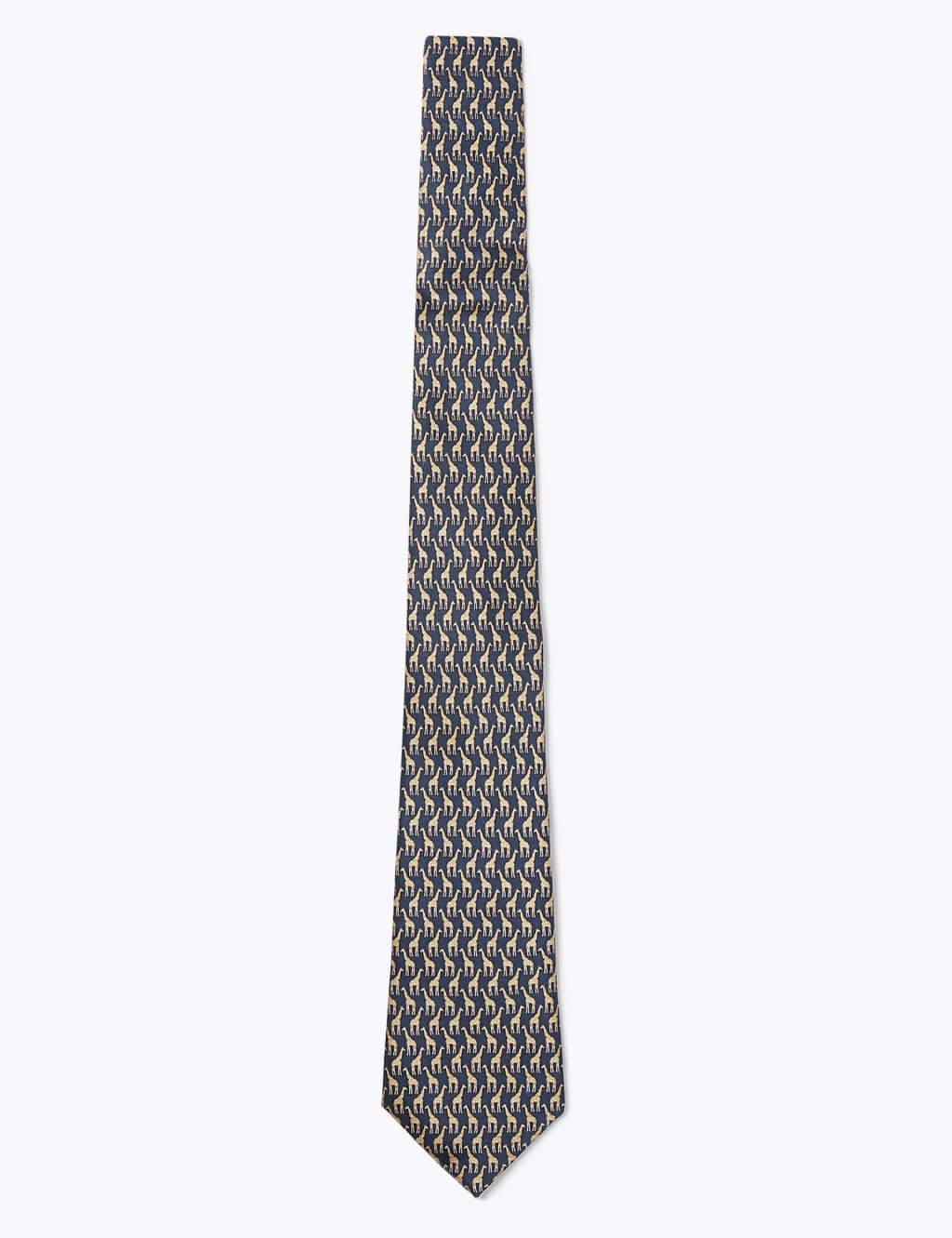 Pure Silk Giraffe Print Tie 1 of 3