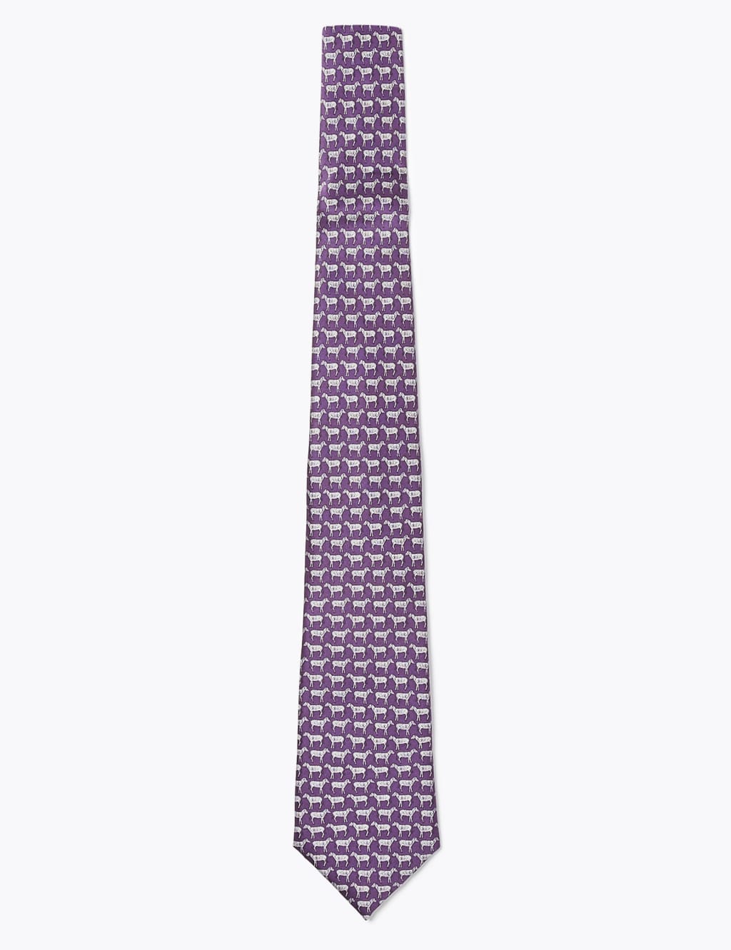 Zebra Print Pure Silk Tie 1 of 3