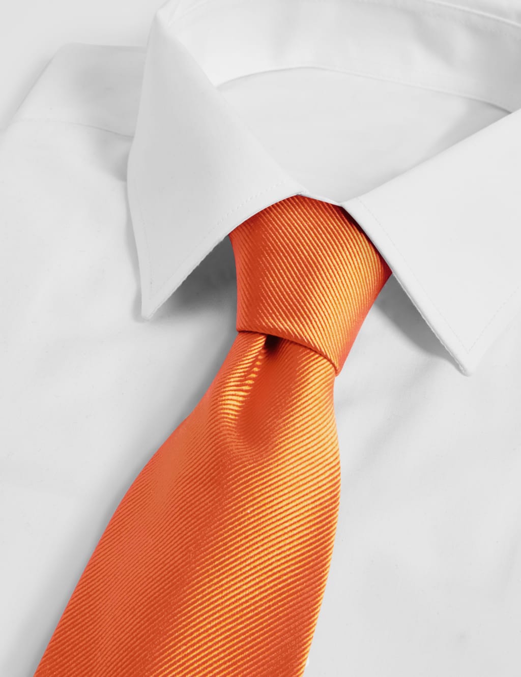 Satin Twill Pure Silk Tie 2 of 3