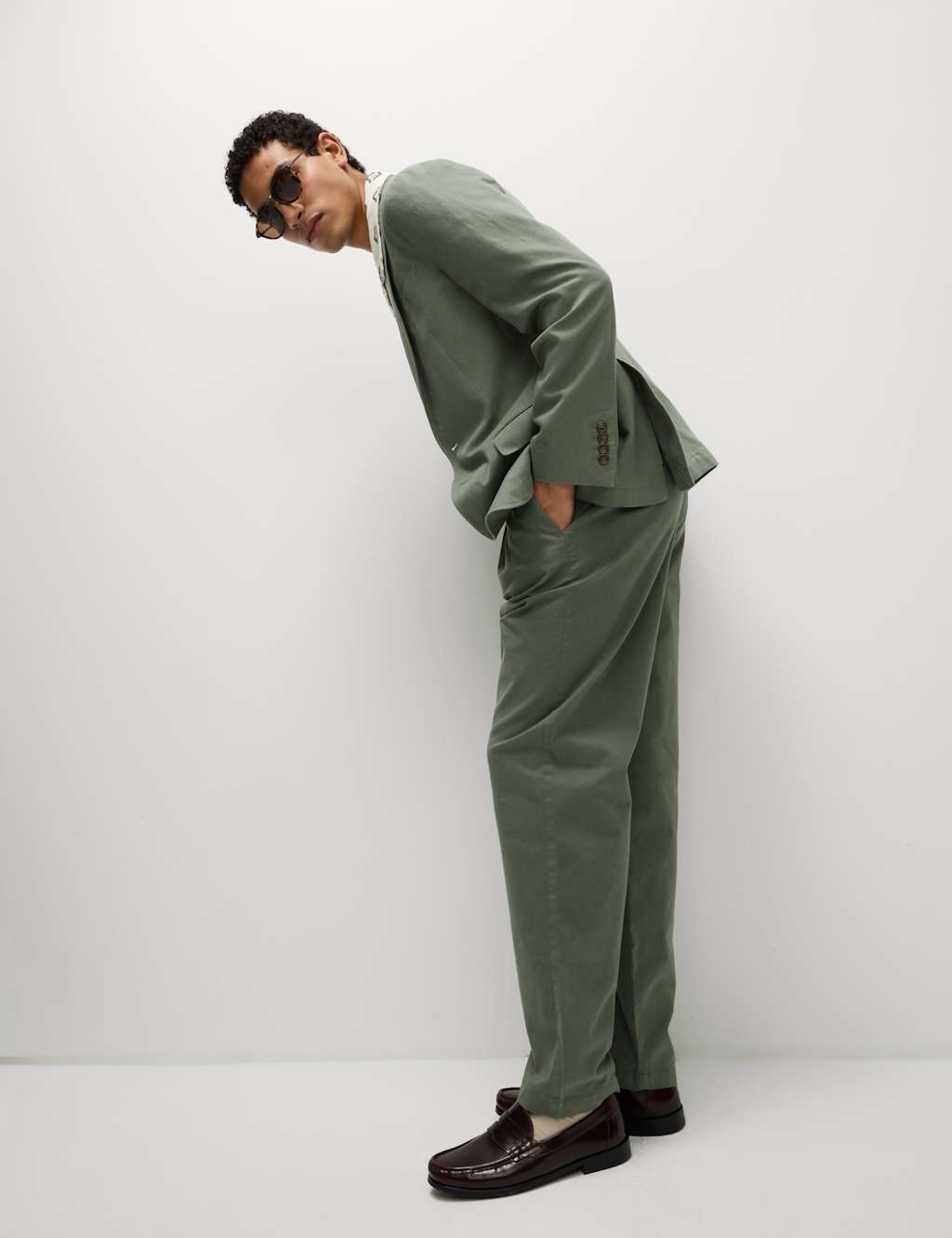 Tailored Fit Cotton Rich Laundered Jacket 4 of 8