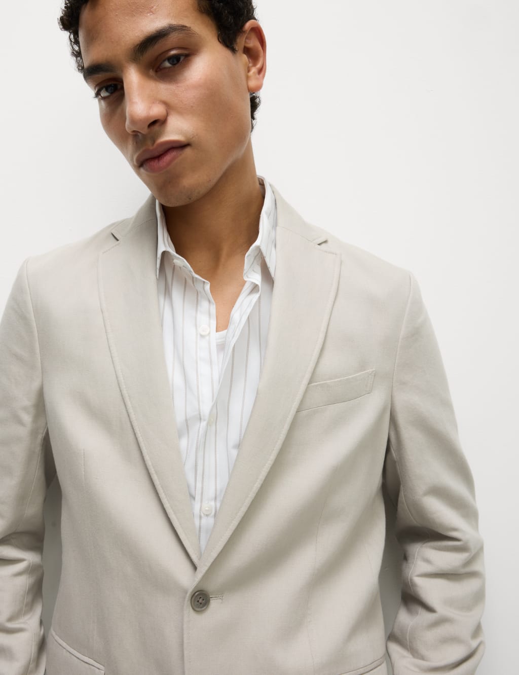 Tailored Fit Cotton Rich Laundered Jacket 5 of 7