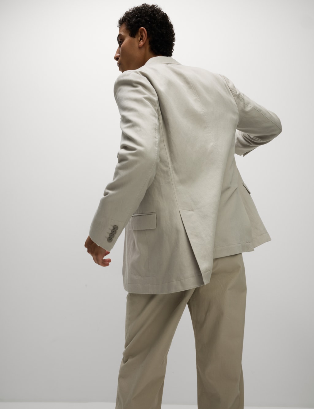 Tailored Fit Cotton Rich Laundered Jacket 6 of 7