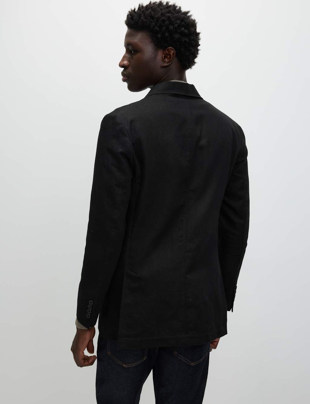 Tailored Fit Cotton Rich Laundered Jacket 7 of 7