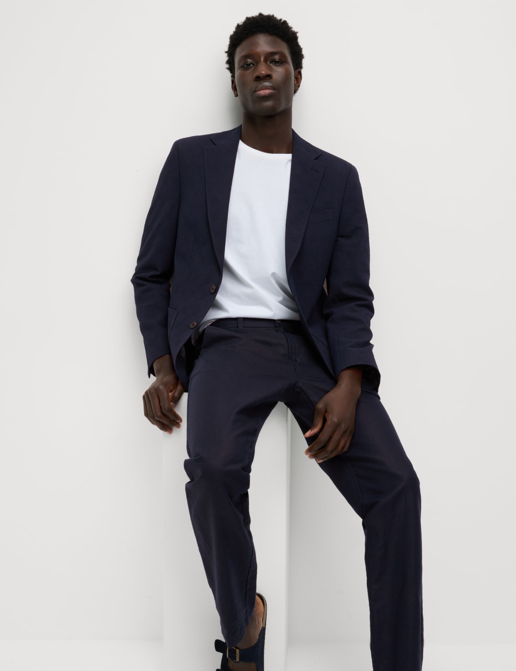 Cotton Rich Seersucker Blazer 8 of 8