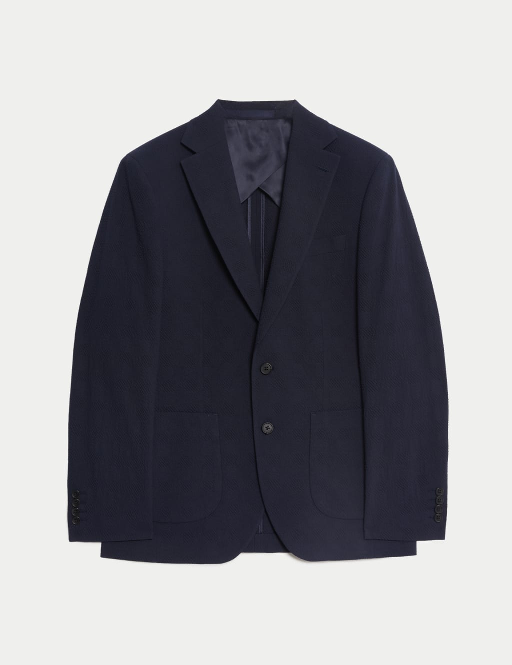 Cotton Rich Seersucker Blazer 2 of 8