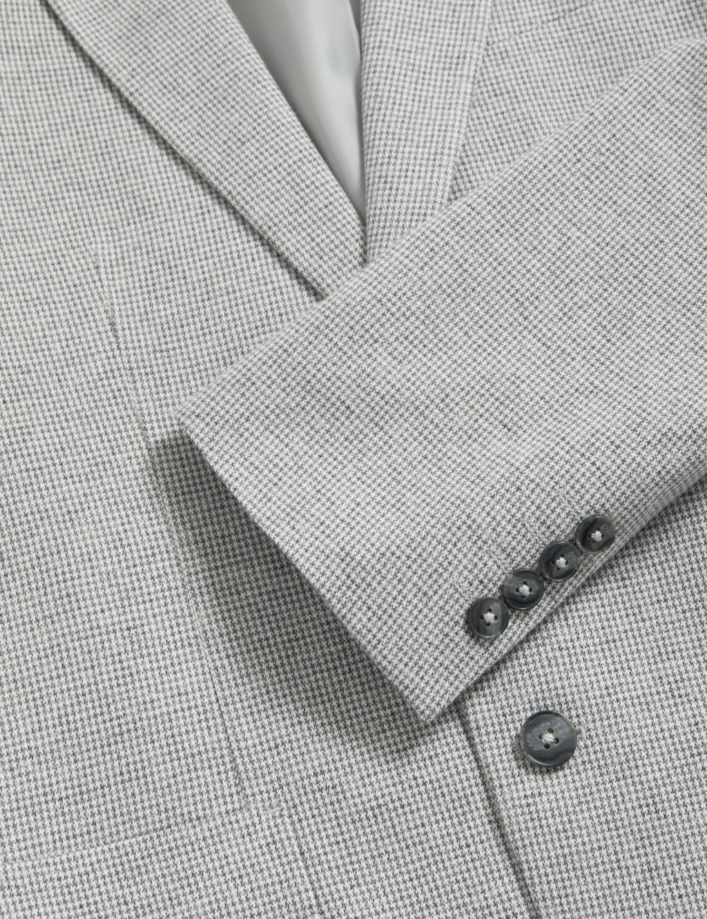 Tailored Fit Cotton Rich Puppytooth Blazer 3 of 7