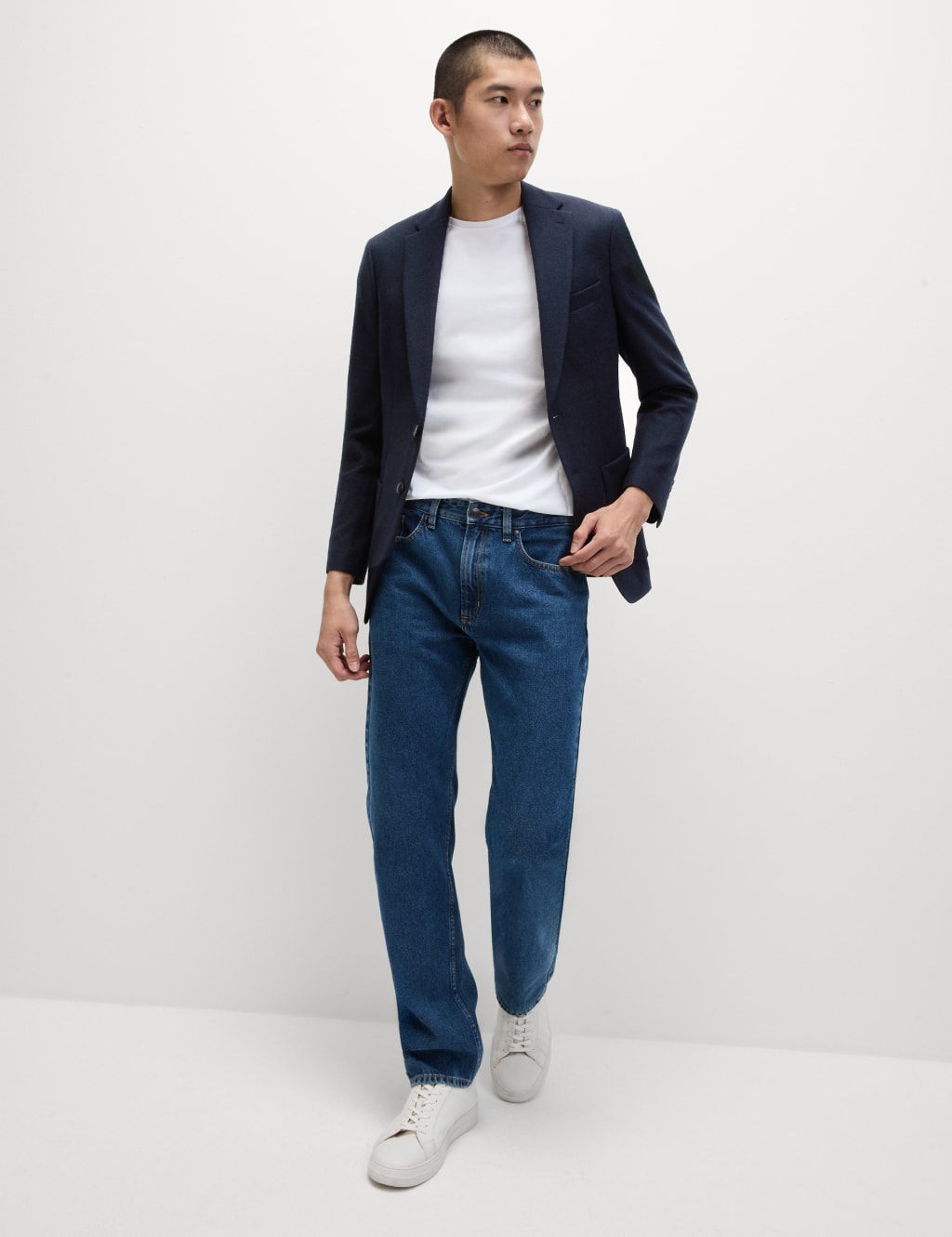 Textured black blazer deals