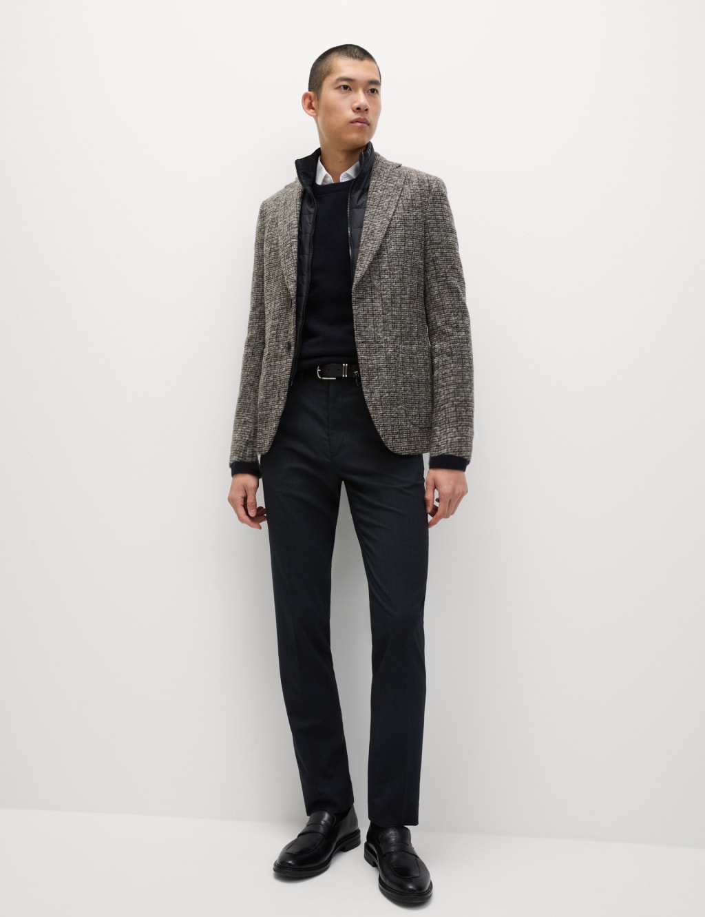 Blazer with gilet insert best sale
