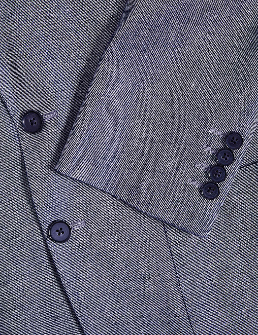 Tailored Fit Italian Linen Blend Twill Blazer 3 of 8