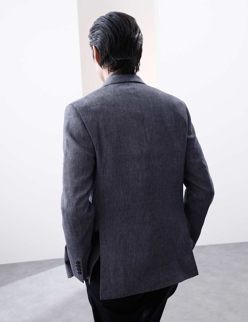 Tailored Fit Italian Linen Blend Twill Blazer 5 of 8