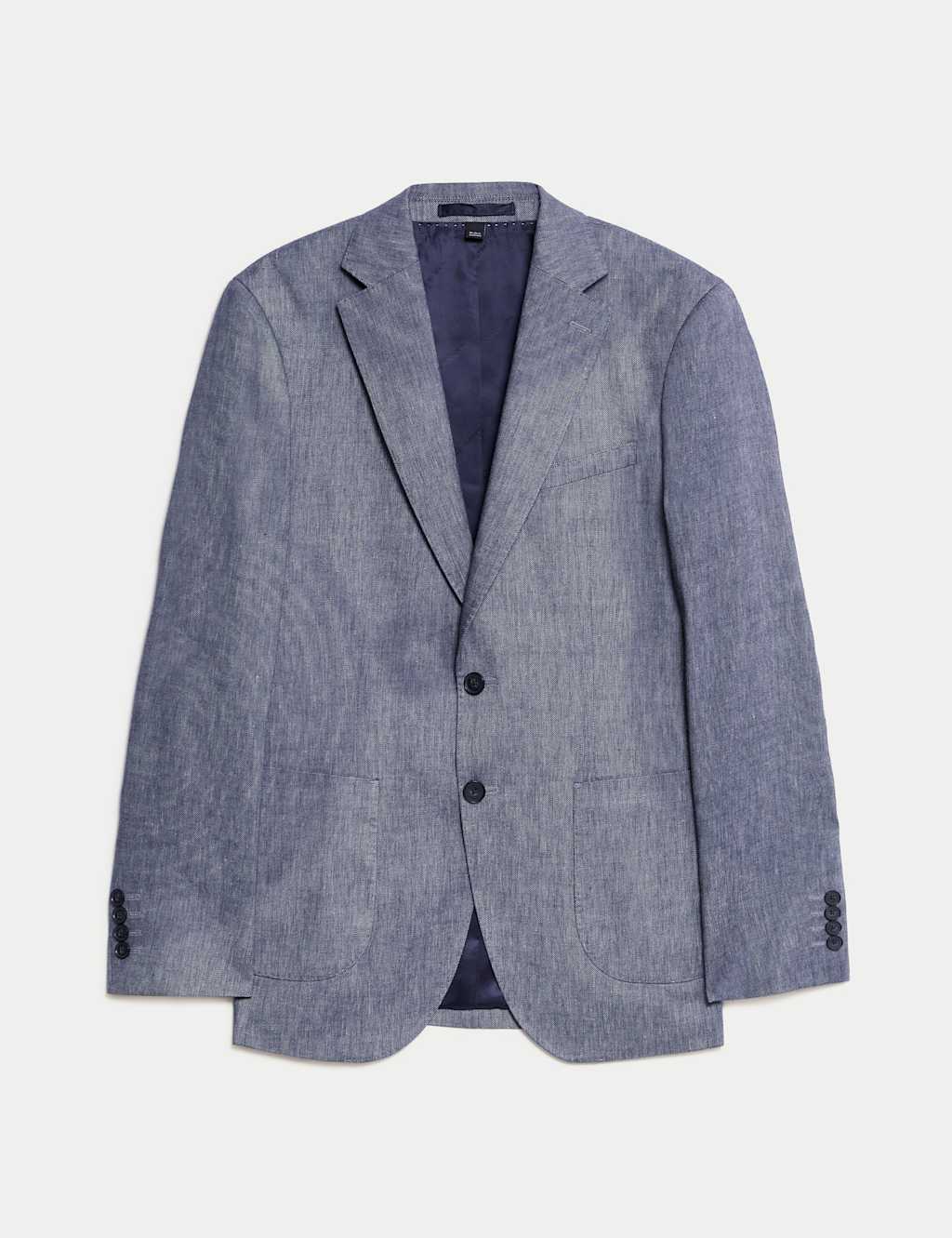 Tailored Fit Italian Linen Blend Twill Blazer 2 of 8