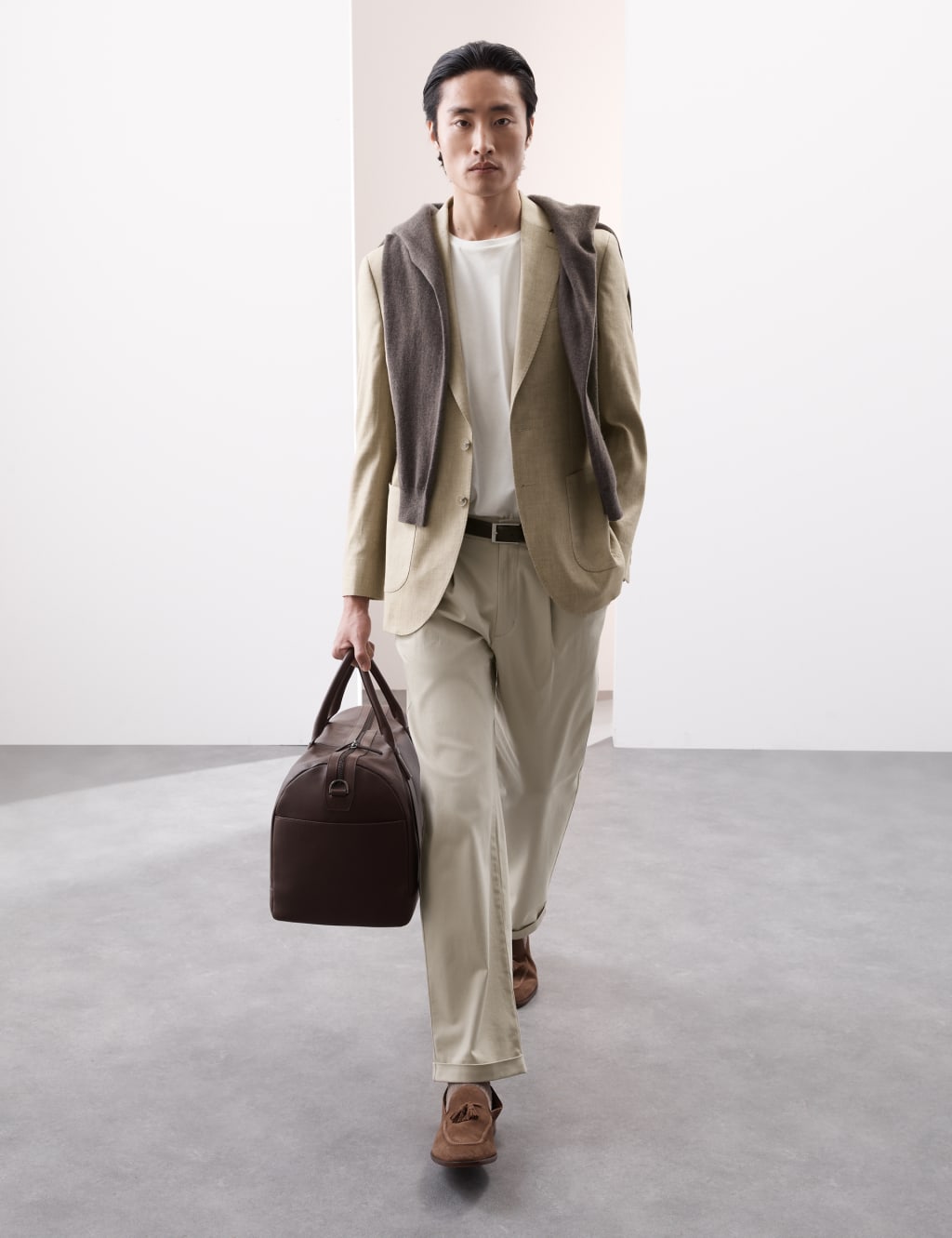 Tailored Fit Italian Linen Blend Twill Blazer 4 of 8