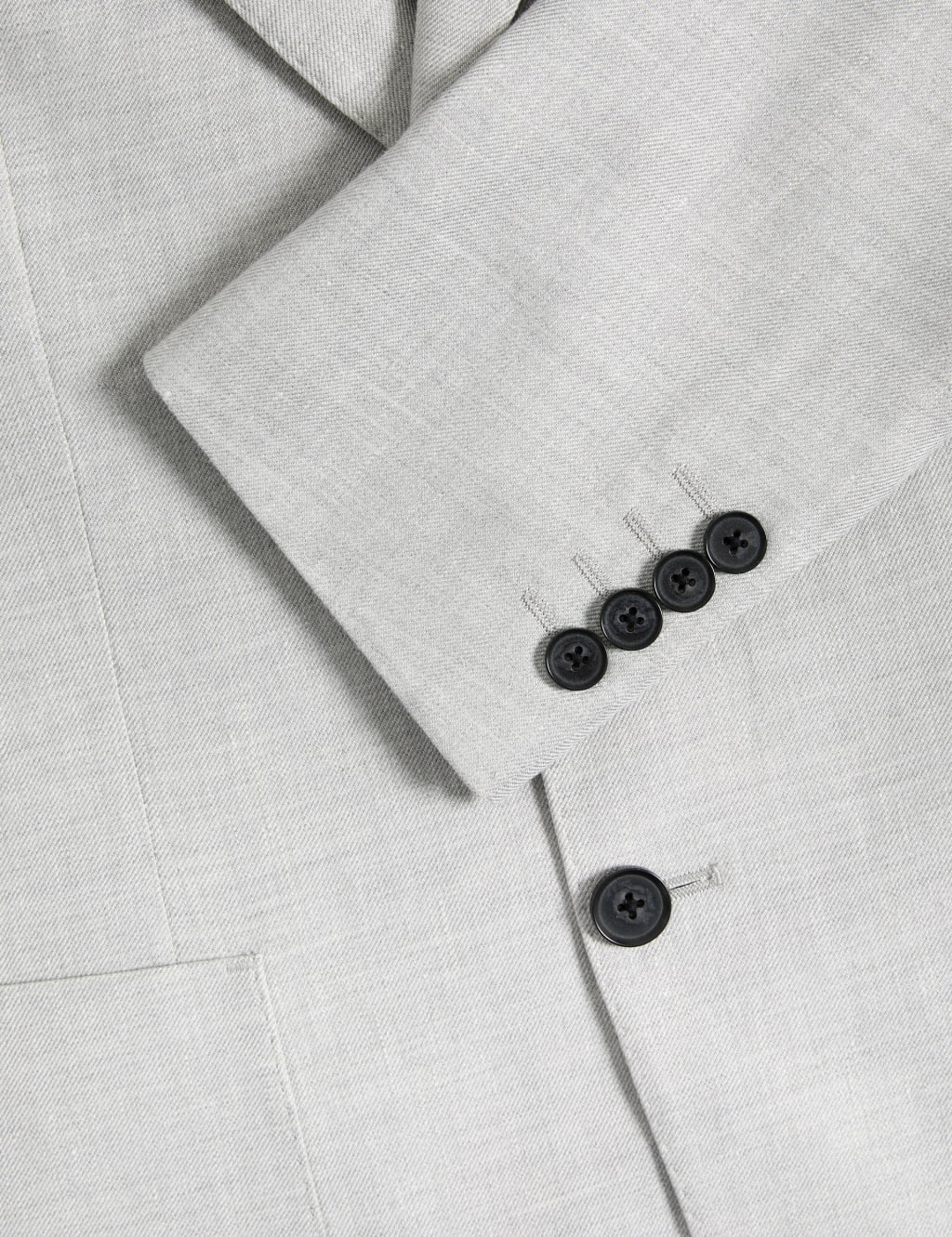 Tailored Fit Italian Linen Blend Twill Blazer 3 of 7