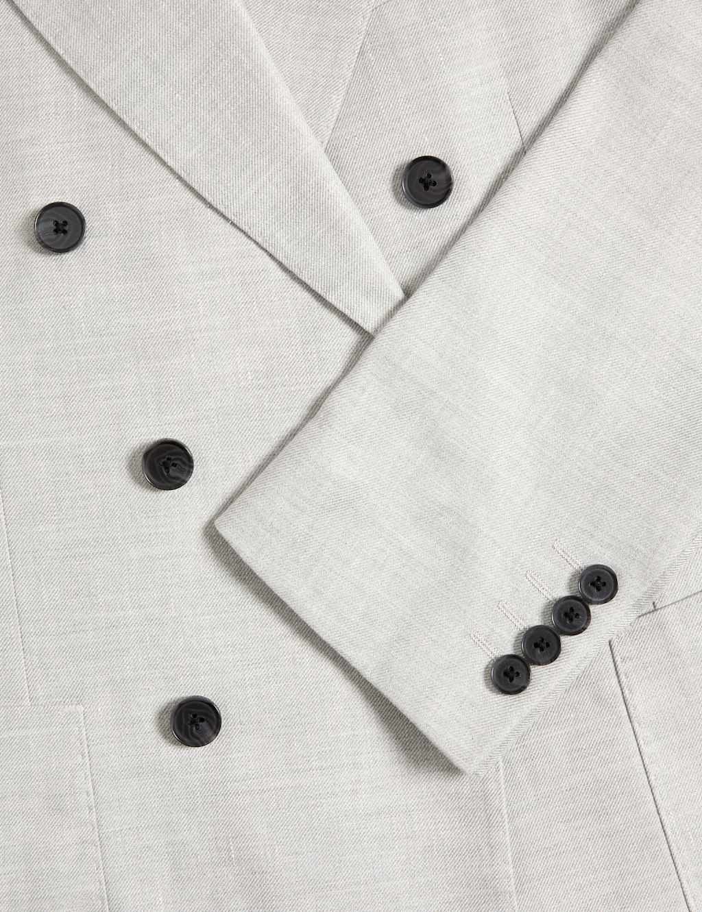 Tailored Fit Linen Blend Twill Blazer 3 of 8