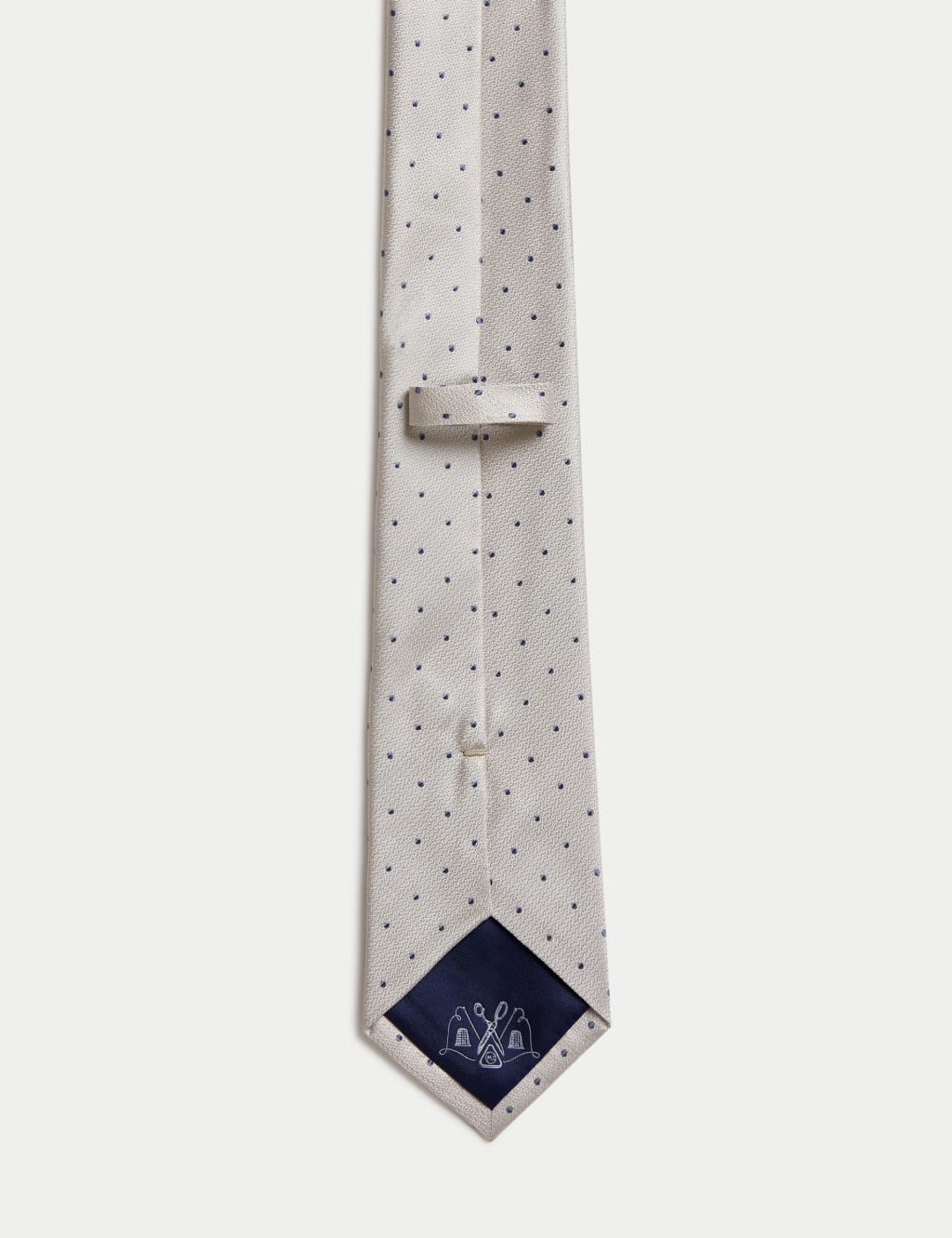 Pure Silk Polka Dot Tie 2 of 2