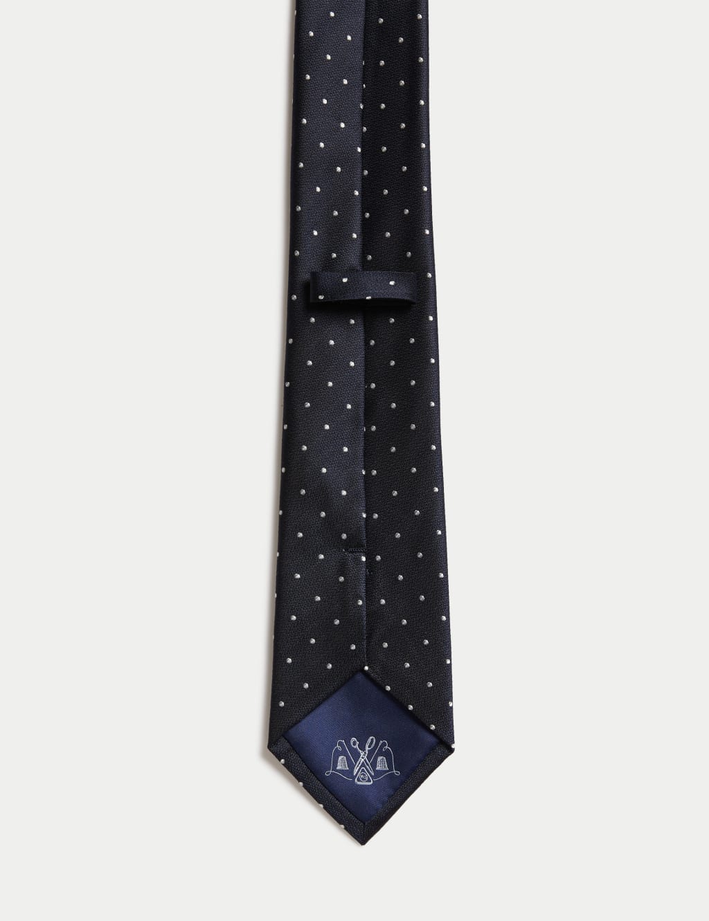 Pure Silk Polka Dot Tie 2 of 2