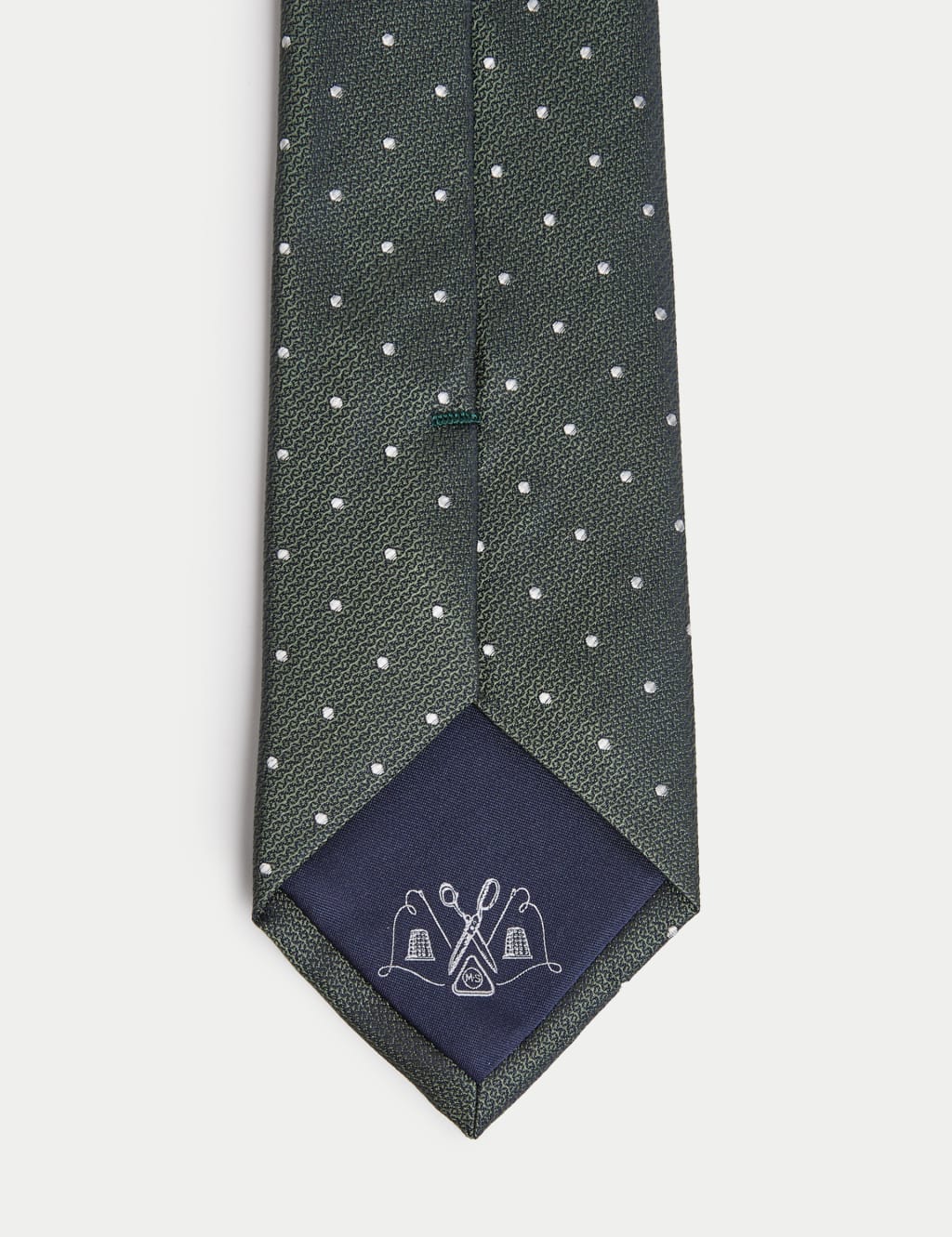 Pure Silk Polka Dot Tie 2 of 2
