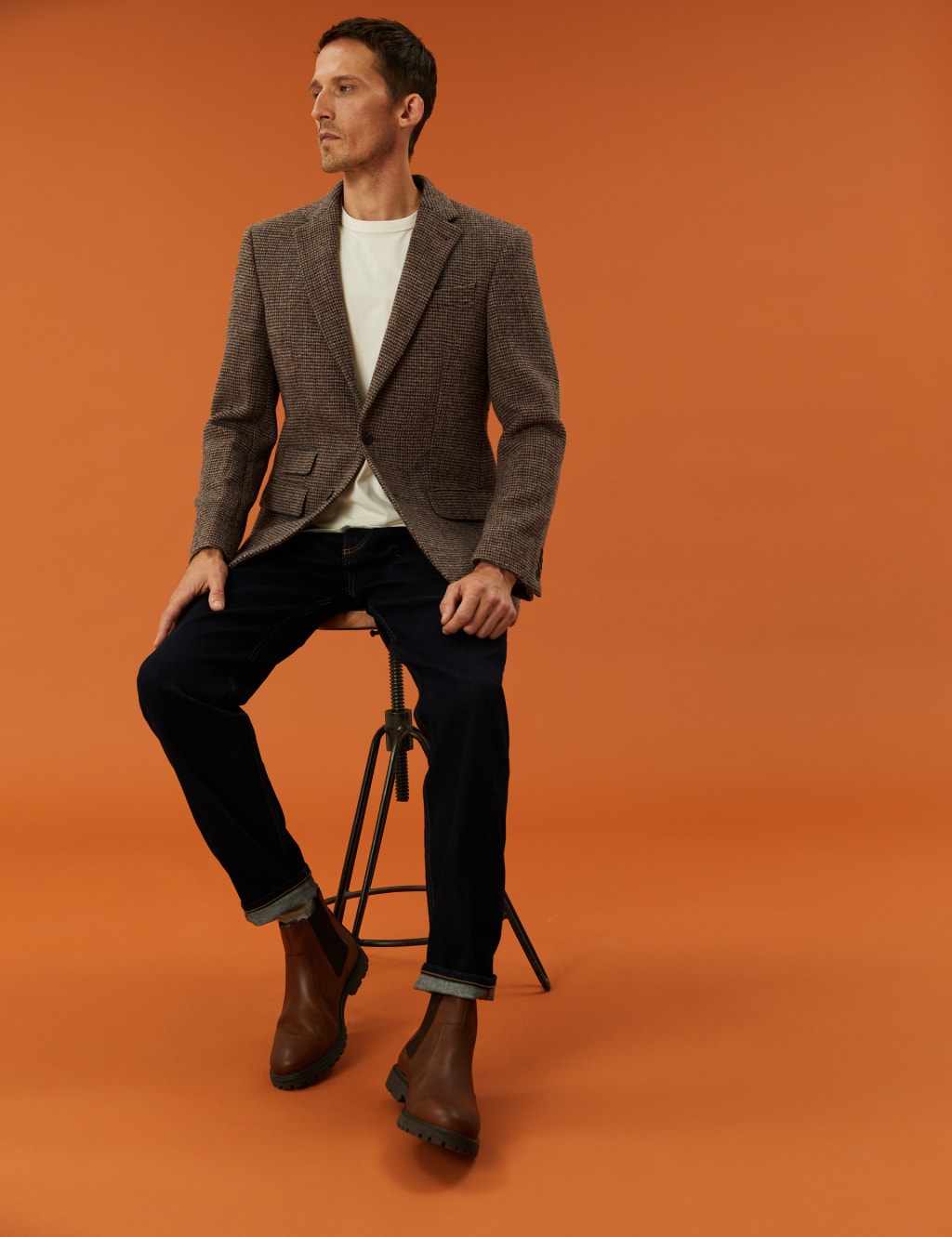 Marks and spencer tweed jacket store